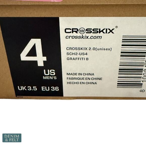 CrossKix 2.0 Graffiti B Water Shoes Unisex Slip On Fishing/Beach NEW~NIB!! main image 4